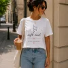 Peeking cat soft soul white shirt detail - heat-pressed print quality