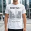 Toronto City of Dreams tee - artistic downtown street illustration printed in Toronto