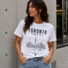 Toronto Summer 2026 skyline tee - printed in Toronto