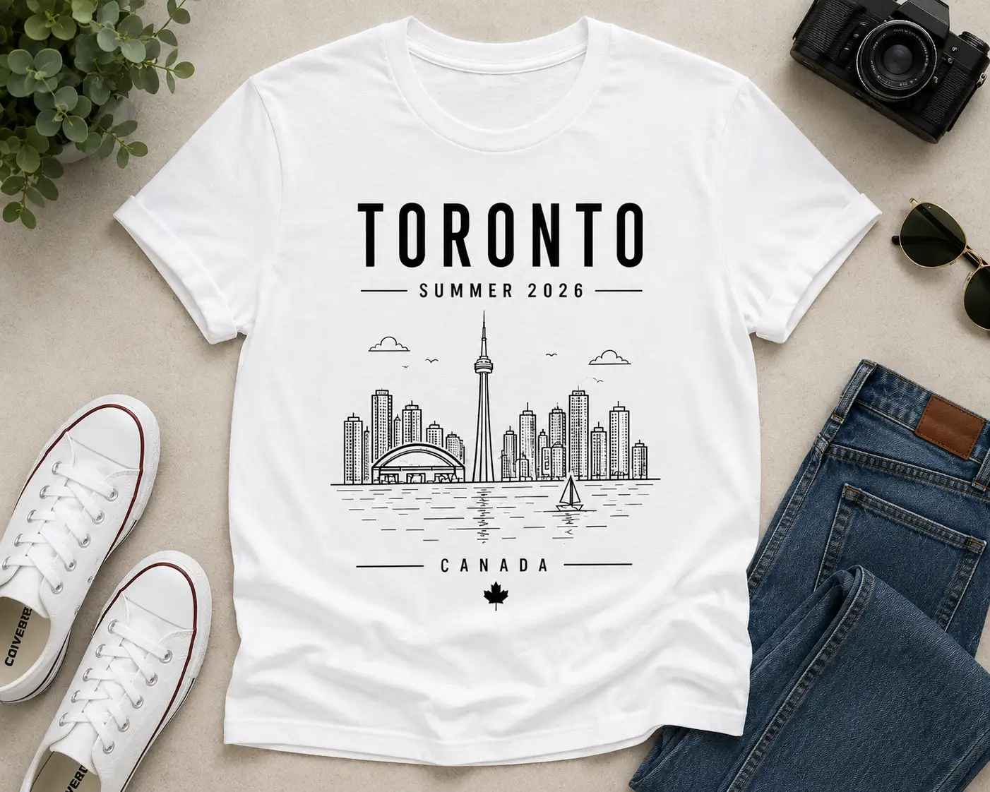 Toronto Summer 2026 shirt gift idea - visitor souvenir Canada