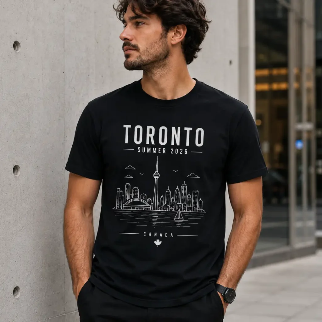 Toronto Summer 2026 t-shirt detail - PrintMyVibe Toronto studio