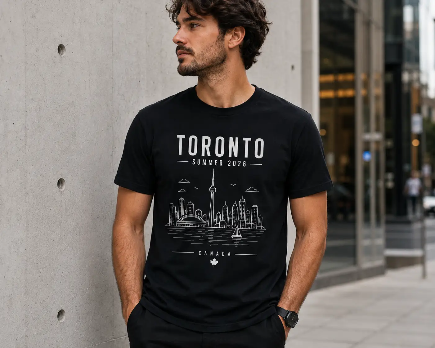Toronto Summer 2026 t-shirt detail - PrintMyVibe Toronto studio