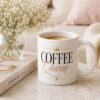Coffee Queen Mug — 11oz Ceramic Mug with Crown - product photo - PrintMyVibe Toronto