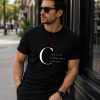 Man wearing black Culture Community Canada tee - Canadian pride tee Toronto