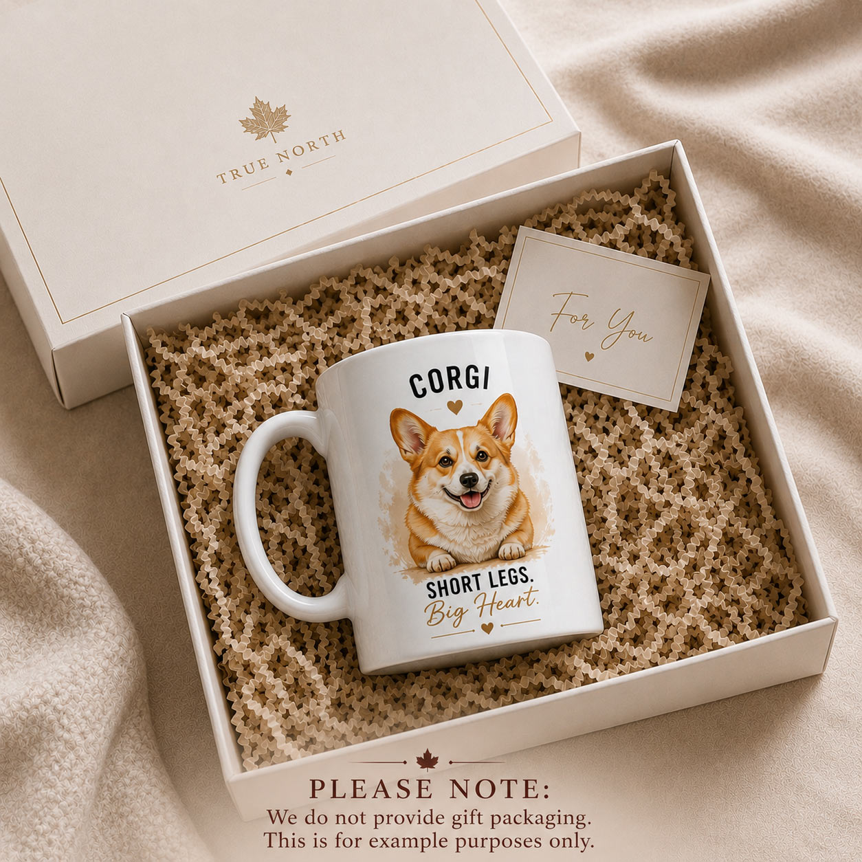 Custom Dog Mug Corgi Gift Box Custom Corgi portrait mug in a gift box - personalized dog photo mug from PrintMyVibe, Toronto