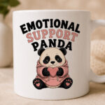 Emotional Support Panda Mug — 11oz Funny Ceramic Mug - product photo - PrintMyVibe Toronto