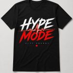 Black Hype Mode unisex tee - game night graphic tee pressed in Toronto
