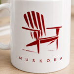 muskoka-mug-design-closeup Muskoka Mug — 11oz Muskoka Chair Cottage Ceramic Mug - design close-up - PrintMyVibe Toronto