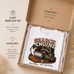 Search Engine tee in a gift box - funny raccoon gift idea Toronto