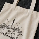 toronto-coffee-fuel-tote-bag-mockup-09 Coffee Fuel Toronto canvas tote outfit photo - reusable commuter bag