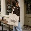 Toronto maple leaf tote styled outfit - everyday canvas bag Canada