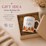 autumn-and-coffee-mug-gift-box Autumn & Coffee mug packed in a kraft gift box - fall birthday gift idea Toronto