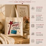 Believe In Magic Tote Bag — Funny Shopping Canvas Tote - care instructions - PrintMyVibe Toronto