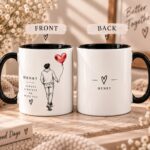 Better Together personalized mug front and back - Henry heart balloon design - PrintMyVibe